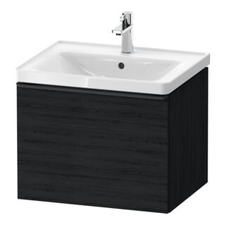 Duravit Waschtischunterschrank D-Neo 58,4x45,2x44cm, 1 A, wd, sw/Ei sw