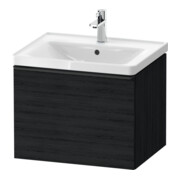 Duravit Waschtischunterschrank D-Neo 58,4x45,2x44cm, 1 A, wd, sw/Ei sw