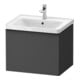Duravit Waschtischunterschrank D-Neo 58,4x45,2x44cm, 1 A, wd, sw/Grap ma-1