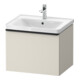 Duravit Waschtischunterschrank D-Neo 58,4x45,2x44cm, 1 A, wd, sw/Taup ma-1