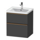 Duravit Waschtischunterschrank D-Neo 58,4x45,2x62,5cm, 1 Kast, b geb/Gra ma-1