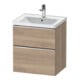 Duravit Waschtischunterschrank D-Neo 58,4x45,2x62,5cm, 1 Kast, ch/Ei marm.