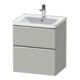 Duravit Waschtischunterschrank D-Neo 58,4x45,2x62,5cm, 1 Kast, chr/Beton ma-1