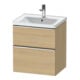 Duravit Waschtischunterschrank D-Neo 58,4x45,2x62,5cm, 1 Kast, chr/Eiche Nat-1