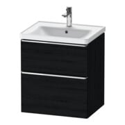 Duravit Waschtischunterschrank D-Neo 58,4x45,2x62,5cm, 1 Kast, chr/Eiche sw