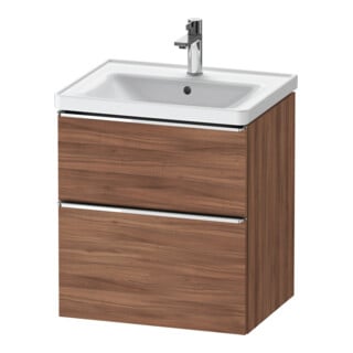 Duravit Waschtischunterschrank D-Neo 58,4x45,2x62,5cm, 1 Kast, chr/Nussb Nat