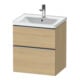 Duravit Waschtischunterschrank D-Neo 58,4x45,2x62,5cm, 1 Kast, ES geb/Ei Nat-1