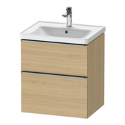 Duravit Waschtischunterschrank D-Neo 58,4x45,2x62,5cm, 1 Kast, ES geb/Ei Nat