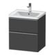 Duravit Waschtischunterschrank D-Neo 58,4x45,2x62,5cm, 1 Kast, ES geb/Gra ma-1