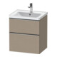 Duravit Waschtischunterschrank D-Neo 58,4x45,2x62,5cm, 1 Kast, ES geb/Leinen-1