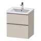 Duravit Waschtischunterschrank D-Neo 58,4x45,2x62,5cm, 1 Kast, ES geb/Ta ma-1