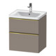 Duravit Waschtischunterschrank D-Neo 58,4x45,2x62,5cm, 1 Kast, g pol/Bas ma-1