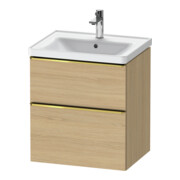Duravit Waschtischunterschrank D-Neo 58,4x45,2x62,5cm, 1 Kast, g pol/Ei Nat
