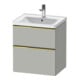 Duravit Waschtischunterschrank D-Neo 58,4x45,2x62,5cm, 1 Kast, g pol/grau ma-1