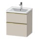 Duravit Waschtischunterschrank D-Neo 58,4x45,2x62,5cm, 1 Kast, g pol/Taupe ma-1