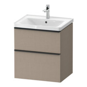 Duravit Waschtischunterschrank D-Neo 58,4x45,2x62,5cm, 1 Kast, schwarz/Leinen