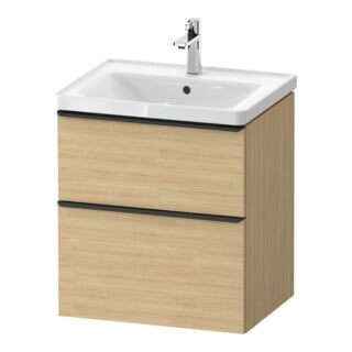 Duravit Waschtischunterschrank D-Neo 58,4x45,2x62,5cm, 1 Kast, sw/Ei Nat