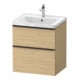 Duravit Waschtischunterschrank D-Neo 58,4x45,2x62,5cm, 1 Kast, sw/Ei Nat-1