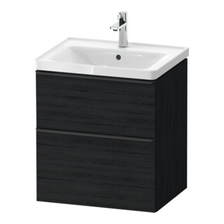 Duravit Waschtischunterschrank D-Neo 58,4x45,2x62,5cm, 1 Kast, sw/Ei sw