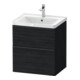 Duravit Waschtischunterschrank D-Neo 58,4x45,2x62,5cm, 1 Kast, sw/Ei sw-1