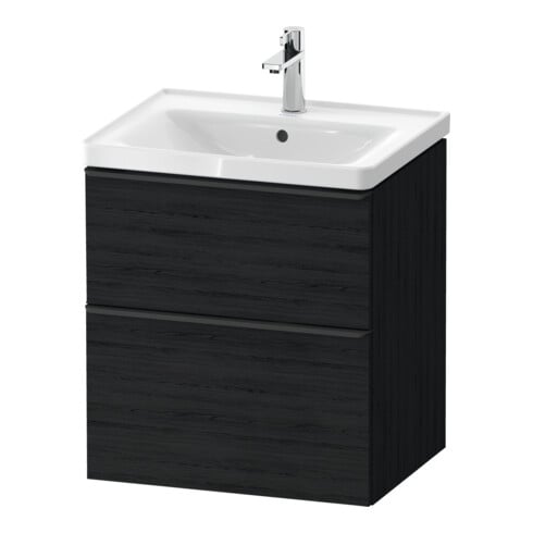 Duravit Waschtischunterschrank D-Neo 58,4x45,2x62,5cm, 1 Kast, sw/Ei sw