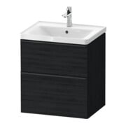 Duravit Waschtischunterschrank D-Neo 58,4x45,2x62,5cm, 1 Kast, sw/Ei sw