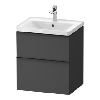Duravit Waschtischunterschrank D-Neo 58,4x45,2x62,5cm, 1 Kast, sw/Grap ma