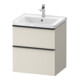 Duravit Waschtischunterschrank D-Neo 58,4x45,2x62,5cm, 1 Kast, sw/Taup ma-1