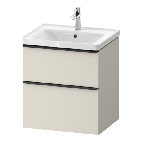 Duravit Waschtischunterschrank D-Neo 58,4x45,2x62,5cm, 1 Kast, sw/Taup ma