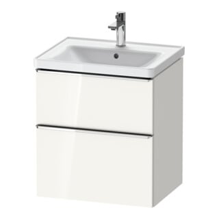 Duravit Waschtischunterschrank D-Neo 58,4x45,2x62,5cm, 1 Schubk., chr/we hgl