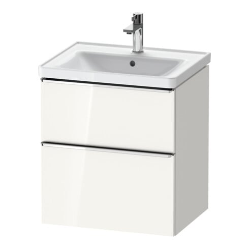 Duravit Waschtischunterschrank D-Neo 58,4x45,2x62,5cm, 1 Schubk., chr/we hgl