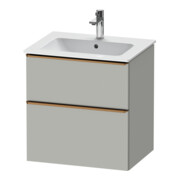 Duravit Waschtischunterschrank D-Neo 61x46,2cm, b geb/gr m, 1 Kast, 1 Ausz.