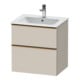 Duravit Waschtischunterschrank D-Neo 61x46,2cm, b geb/Ta m, 1 Kast, 1 Ausz.-1