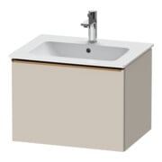 Duravit Waschtischunterschrank D-Neo 61x46,2cm, b geb/Ta ma, 1 Ausz., wandhängend