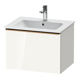 Duravit Waschtischunterschrank D-Neo 61x46,2cm, b geb/we hgl, 1 Ausz., wandhängend