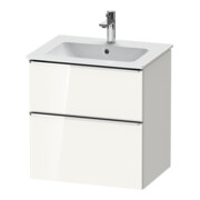 Duravit Waschtischunterschrank D-Neo 61x46,2cm, c/w hgl, 1 Schubk., 1 Ausz.