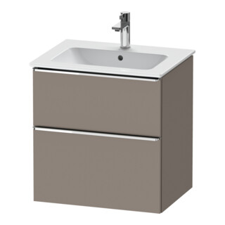 Duravit Waschtischunterschrank D-Neo 61x46,2cm, ch/Bas ma, 1 Schubk., 1 Ausz.