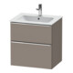 Duravit Waschtischunterschrank D-Neo 61x46,2cm, ch/Bas ma, 1 Schubk., 1 Ausz.-1