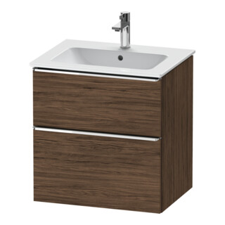 Duravit Waschtischunterschrank D-Neo 61x46,2cm, ch/nb d, 1 Schubk., 1 Ausz.