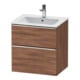 Duravit Waschtischunterschrank D-Neo 61x46,2cm, ch/nb Nat, 1 Schubk., 1 Ausz.-1