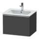 Duravit Waschtischunterschrank D-Neo 61x46,2cm, chr/Grap ma, 1 Ausz., wandhängend-1