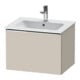 Duravit Waschtischunterschrank D-Neo 61x46,2cm, chr/Taup ma, 1 Ausz., wandhängend-1