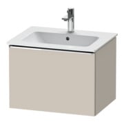 Duravit Waschtischunterschrank D-Neo 61x46,2cm, chr/Taup ma, 1 Ausz., wandhängend