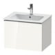 Duravit Waschtischunterschrank D-Neo 61x46,2cm, chr/we hgl, 1 Ausz., wandhängend-1