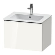 Duravit Waschtischunterschrank D-Neo 61x46,2cm, chr/we hgl, 1 Ausz., wandhängend