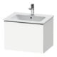 Duravit Waschtischunterschrank D-Neo 61x46,2cm, chr/we ma, 1 Ausz., wandhängend-1