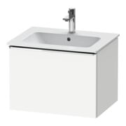 Duravit Waschtischunterschrank D-Neo 61x46,2cm, chr/we ma, 1 Ausz., wandhängend