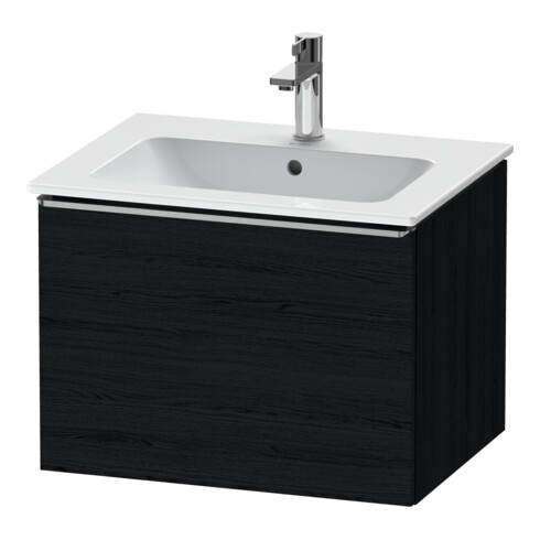 Duravit Waschtischunterschrank D-Neo 61x46,2cm, ES geb/Ei sw, 1 Ausz., wandhängend