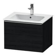 Duravit Waschtischunterschrank D-Neo 61x46,2cm, ES geb/Ei sw, 1 Ausz., wandhängend