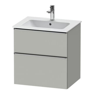 Duravit Waschtischunterschrank D-Neo 61x46,2cm, ES geb/gr m, 1 Kast, 1 Ausz.